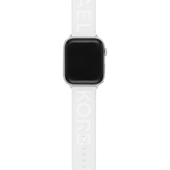Michael Kors Apple Watch Band, White“ Michael Kors” logo - Picture 4 of 6
